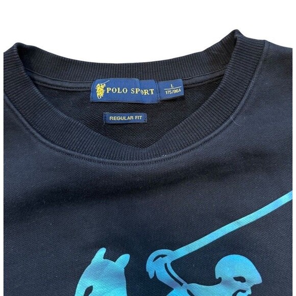 Polo Sport Big Pony Iridescent Crewneck Sweatshirt Men's Size Medium (Large) - Picture 3 of 8